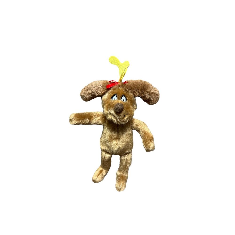 Aurora Dr. Seuss Grinch SOFT MAX THE DOG 7" Plush Stuffed Animal Toy